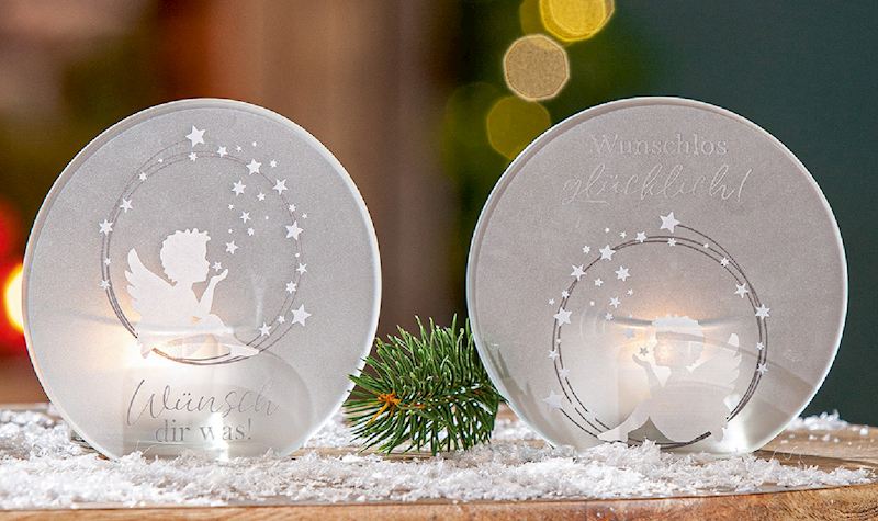 Photophore mague des anges 2 ass.