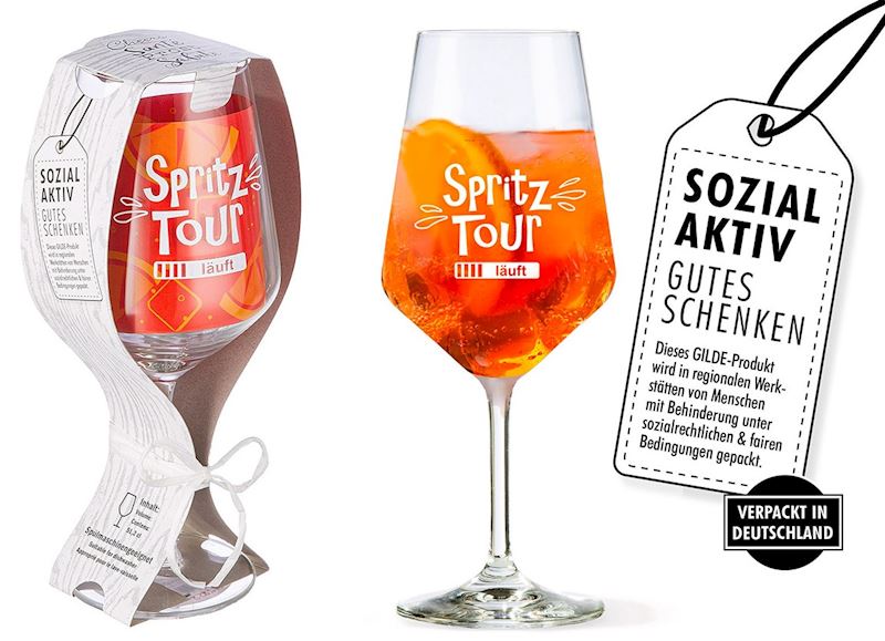 Weinglas Spritz Tour läuft 22 cm 5 dl