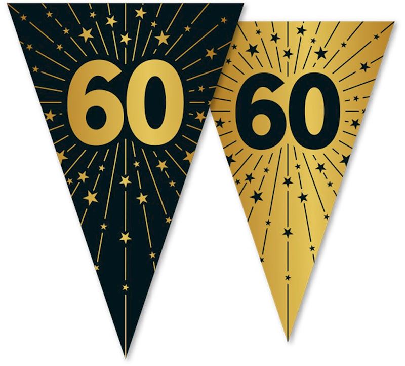 Wimpelkette 60, 10 m Golden Celebrations