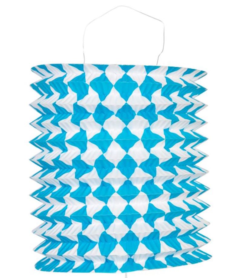 Lampion Bayern Oktoberfest 16 cm, ohne Kerzenhalter