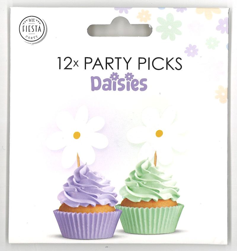 Party Picker Gänseblümchen 12 Stk. weiss