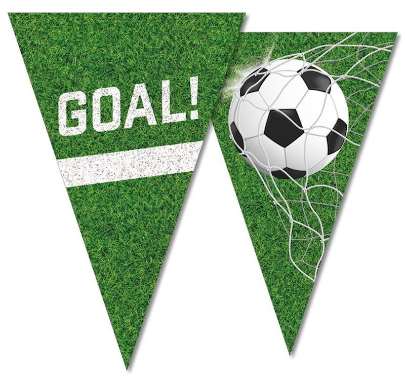 Wimpelkette Fussball 10 m 2-Seitig
