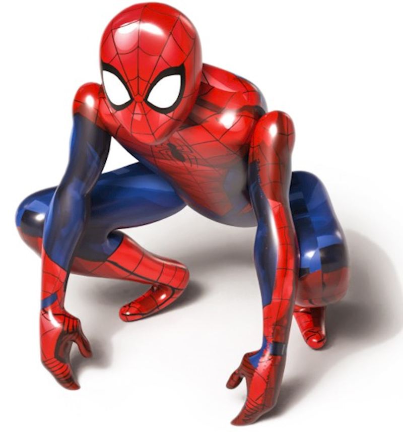 Folienballon Spiderman 3D 60x60 cm, einzelverpackt