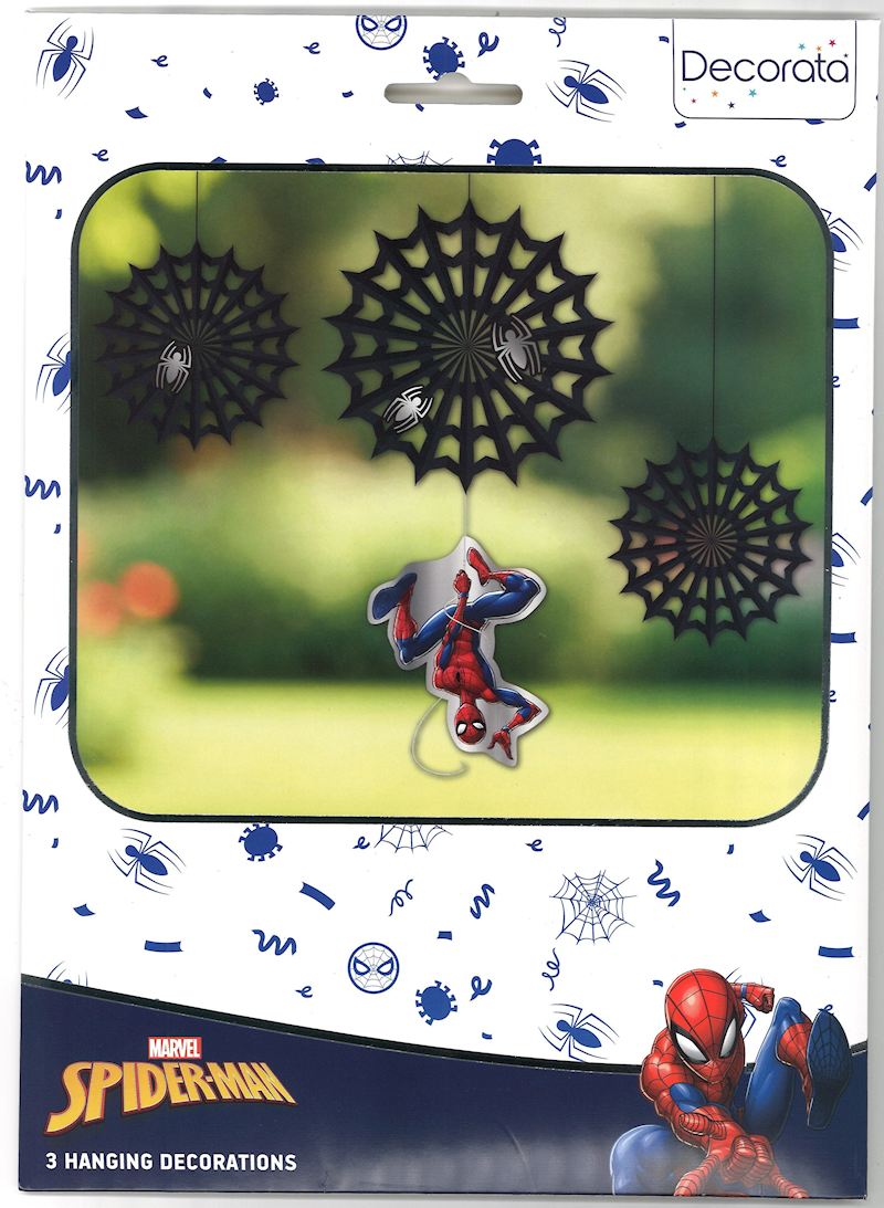Hängedekoration Spiderman 3 tlg
