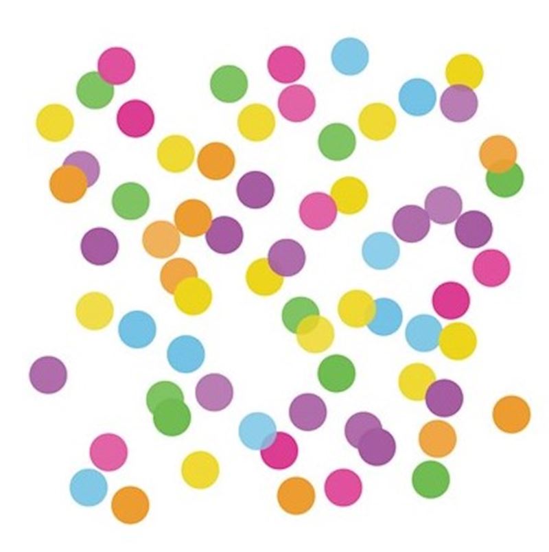 Confettis multicolor dans une boîte, 15 gr