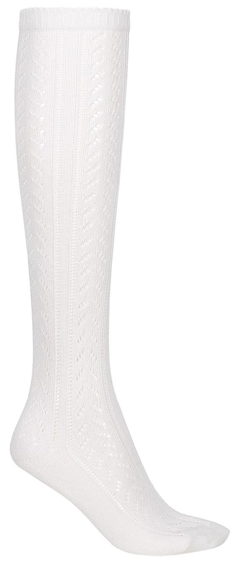 Chaussettes Bavière blanche 35-38, 90% coton, 10% nylon