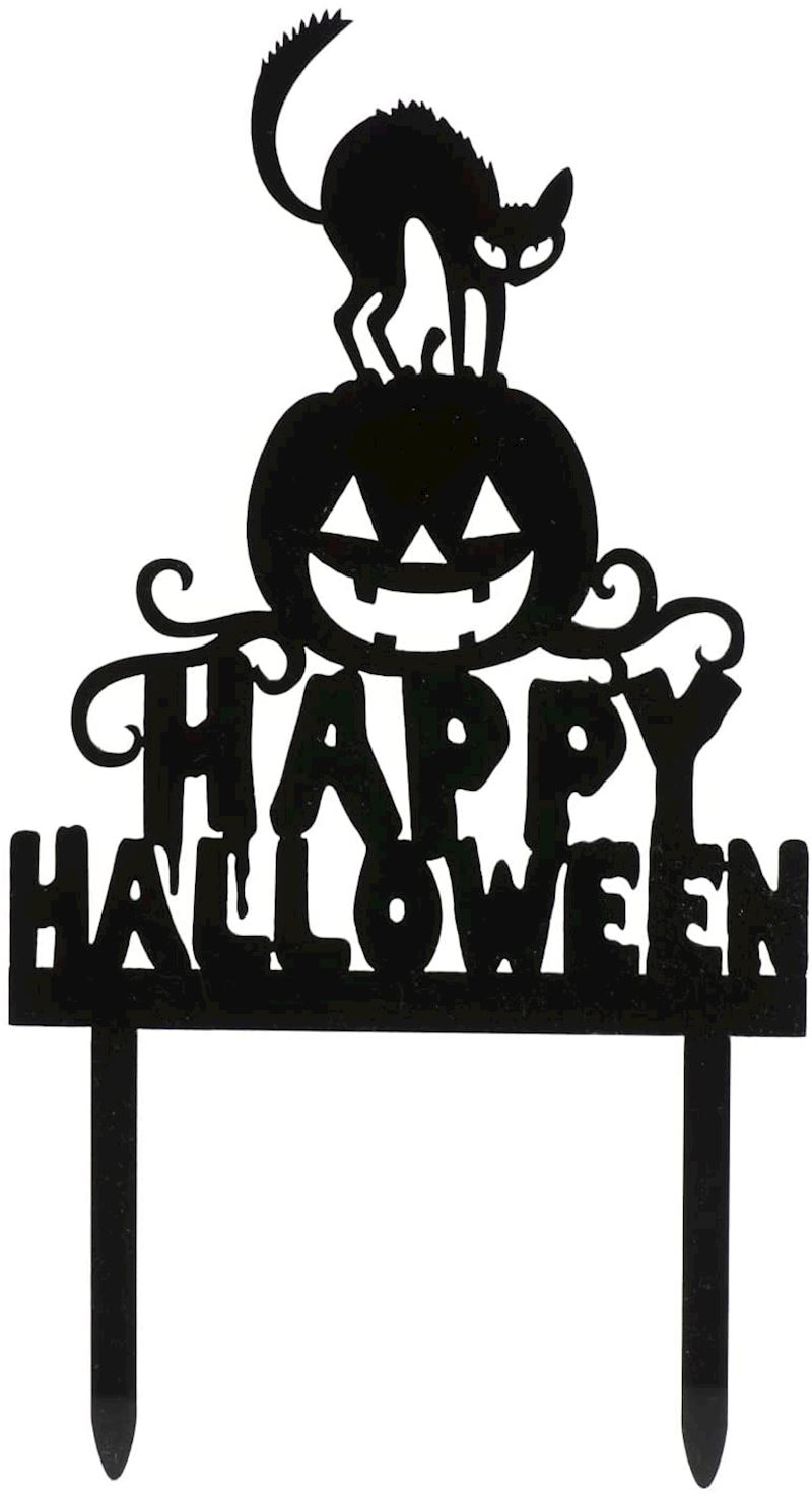 deKora Cake Topper Happy Halloween 18x10 cm