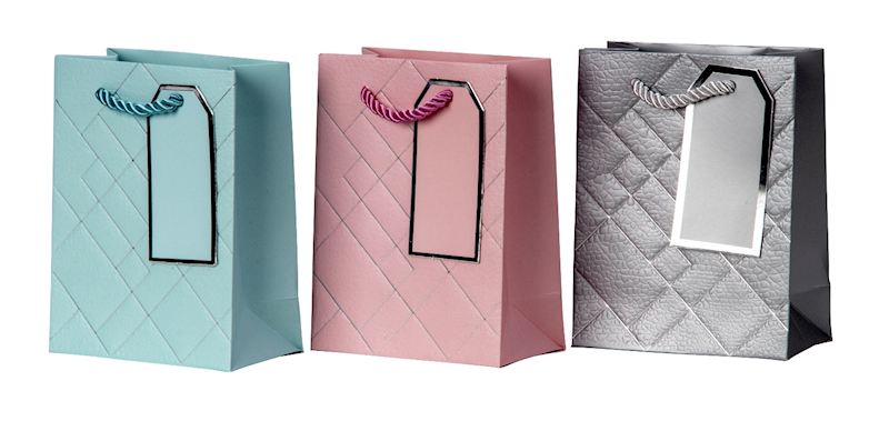 Sac cadeau design pour toute l'année, 14.6x11.4x6 cm