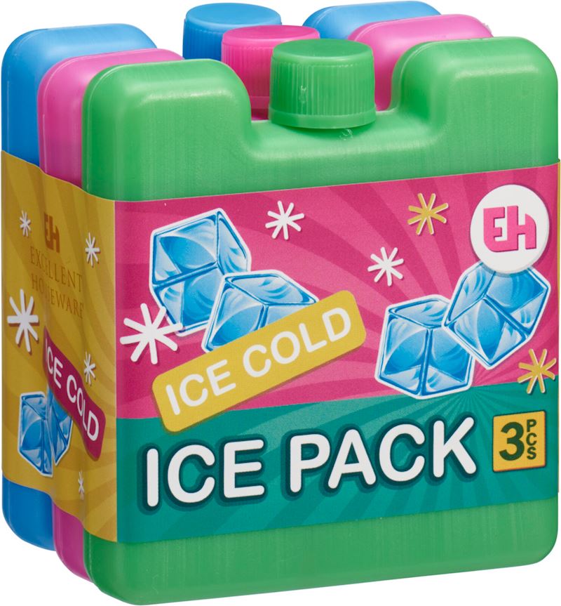 Kühlelemente 3er Set Mini 7x8 cm