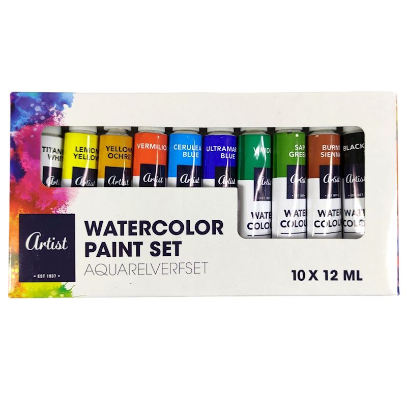 Couleurs à eau 10 pcs 
