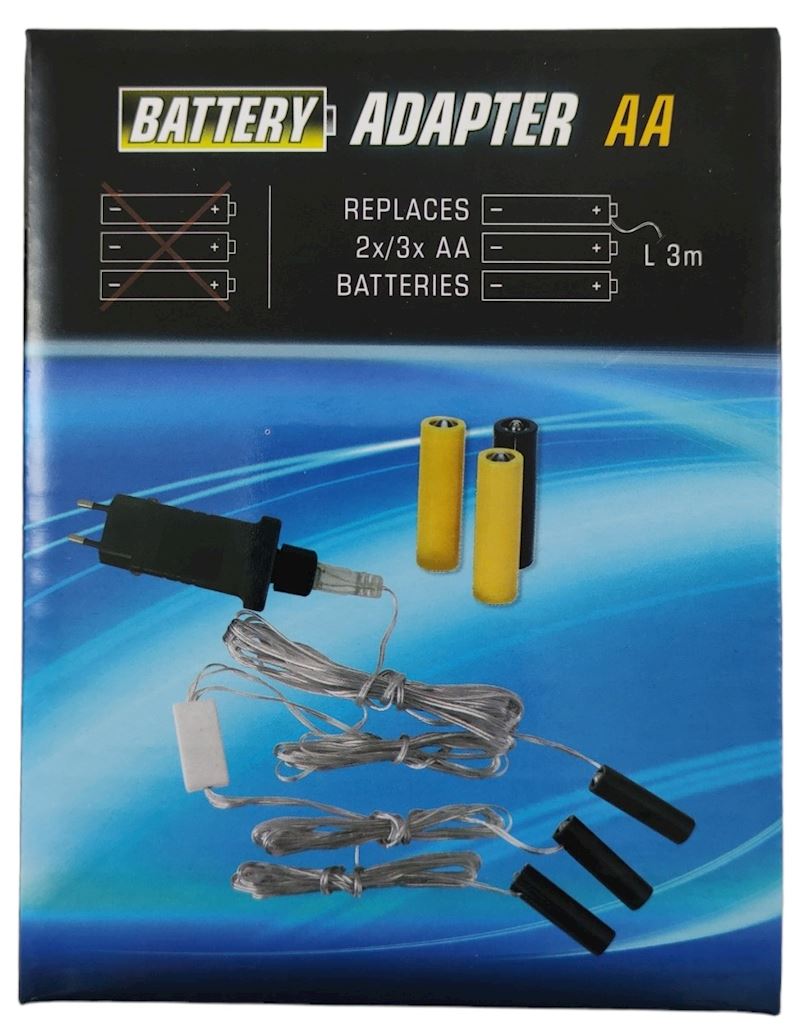 Batterie-Adapter xAA Kabellänge 3 m