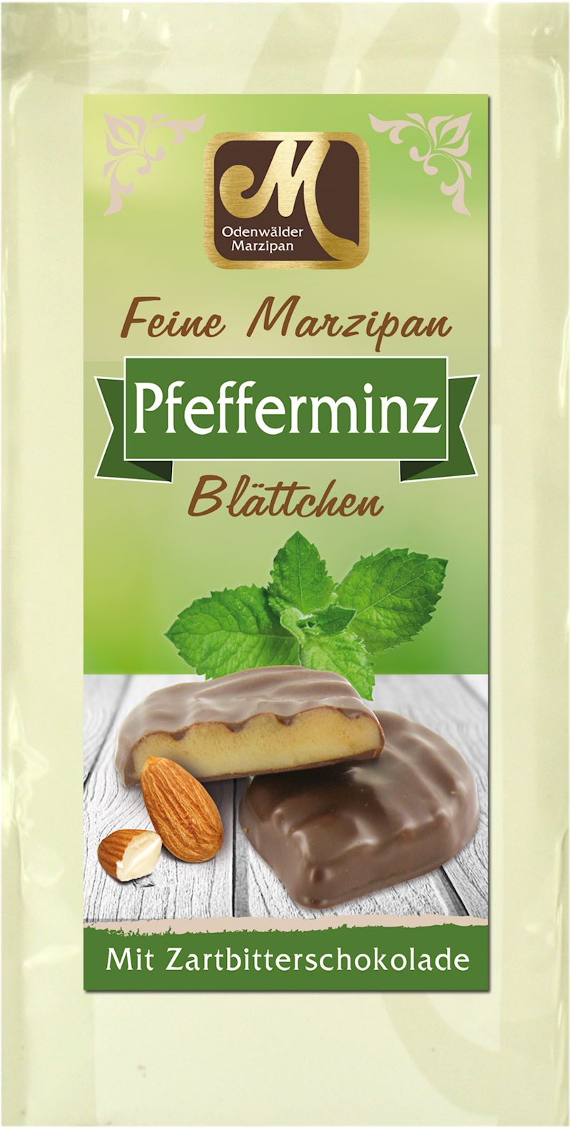 Bonbons feuilles  menthe sachet 200 g