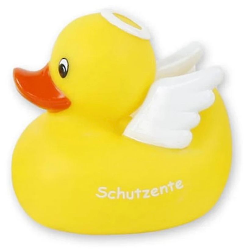 Badeente Schutzente 8 cm 