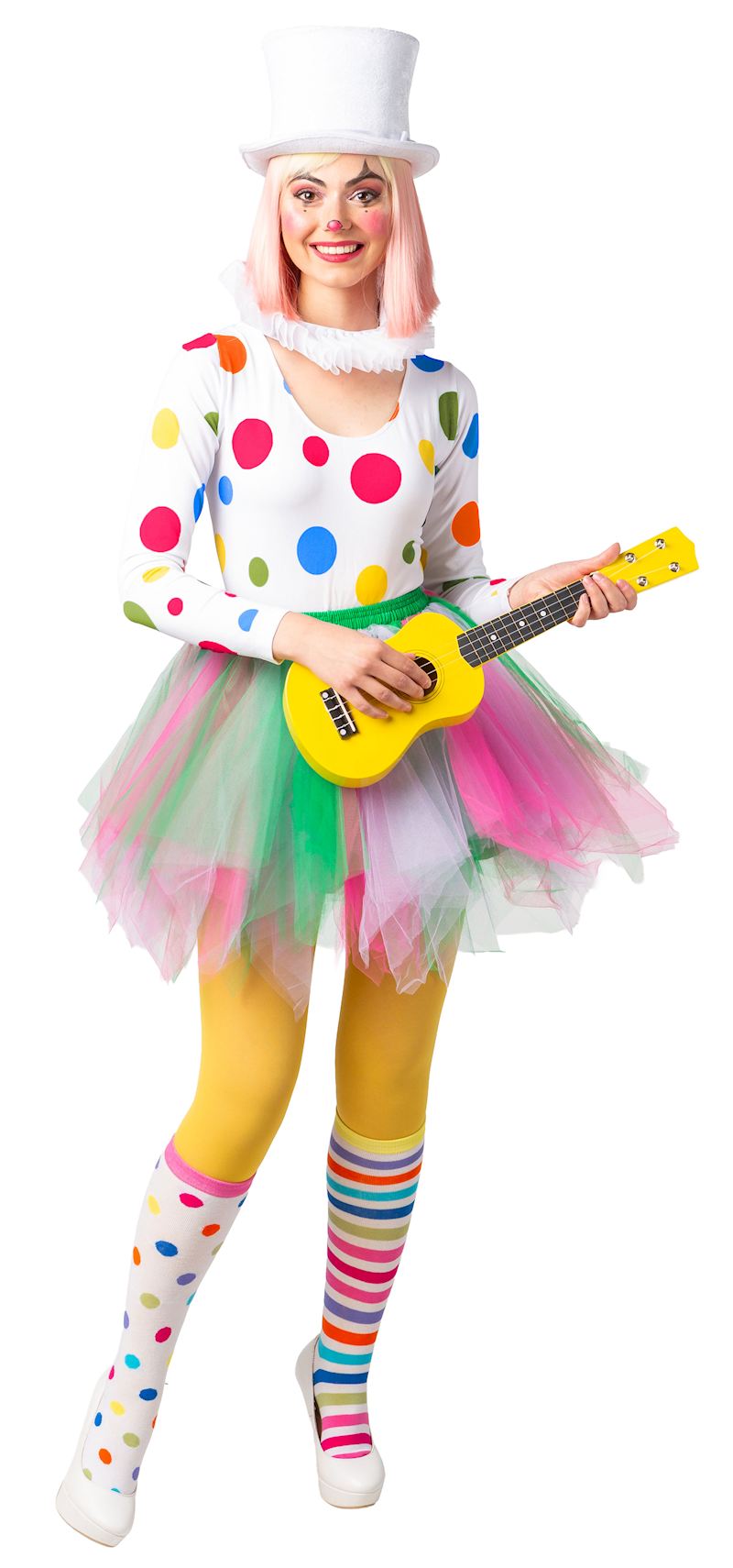 Body Clown, bunt Grösse S/M