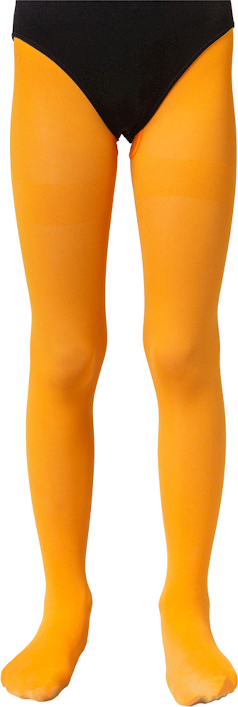 Strumpfhose blickdicht, hell- orange Grösse S/M
