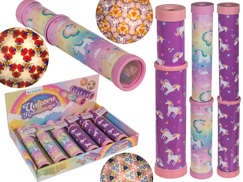 Kaleidoskop Einhorn, 32cm 2 sort.