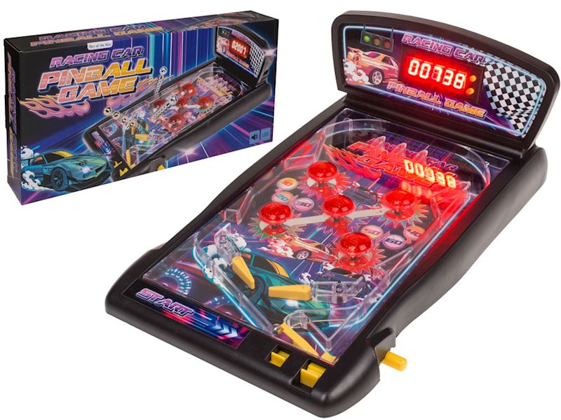 Flipperkasten Rennwagen 43x26 cm, mit Licht&Sound