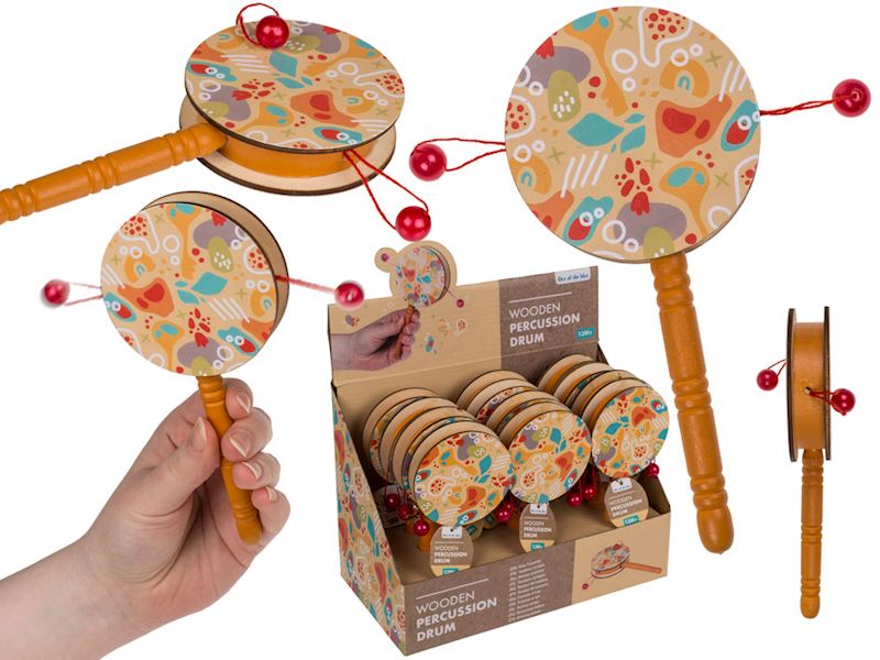 Holz Trommel 16x7.5cm 