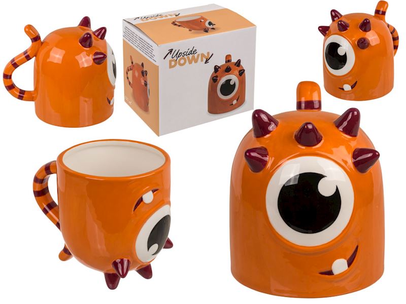Tasse Monster verkehrt herum orange 5 dl upside down