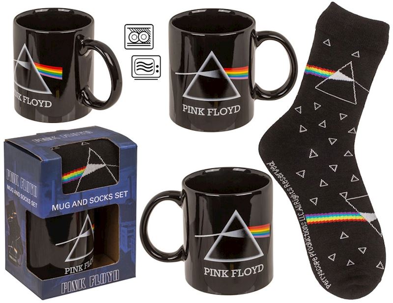 Geschenkset Pink Floyd Tasse und Socken Gr. 41/45