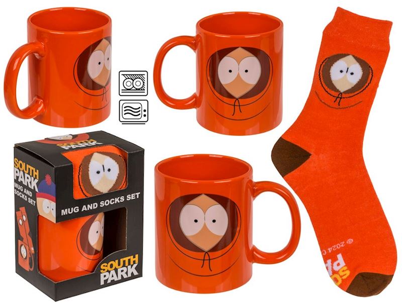 Geschenkset South Park Tasse und Socken Gr. 41/45