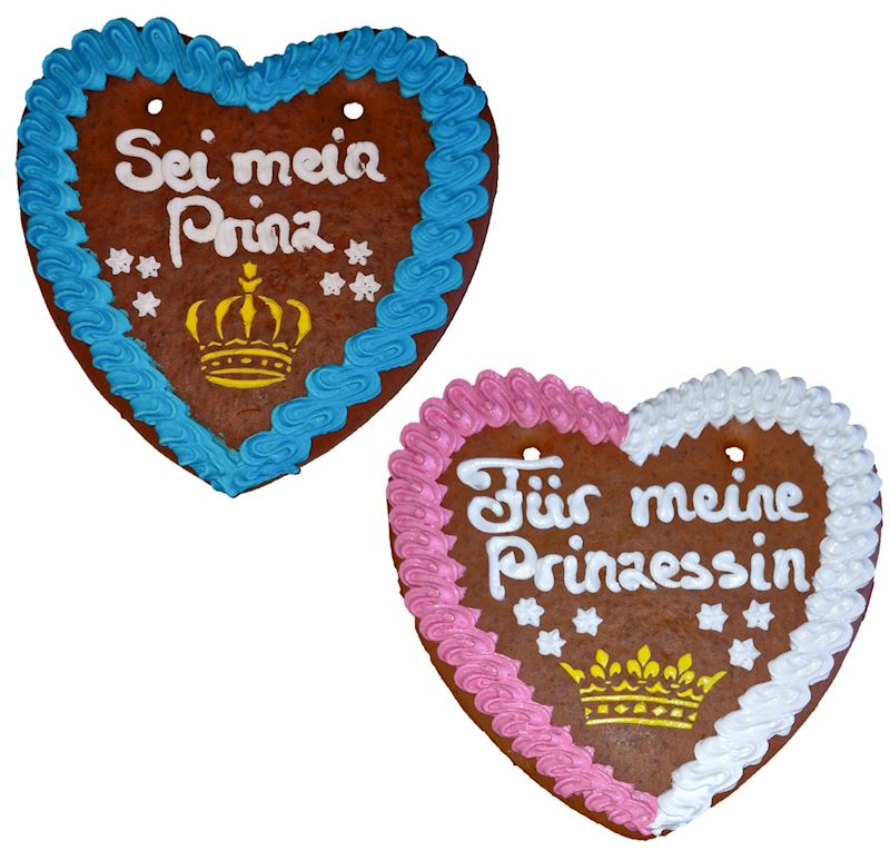 Pain d'épice coeur 220 g princesse