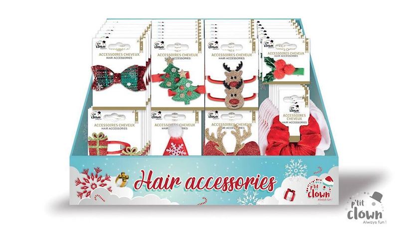 Haar Accessoires Weihnachten sort.