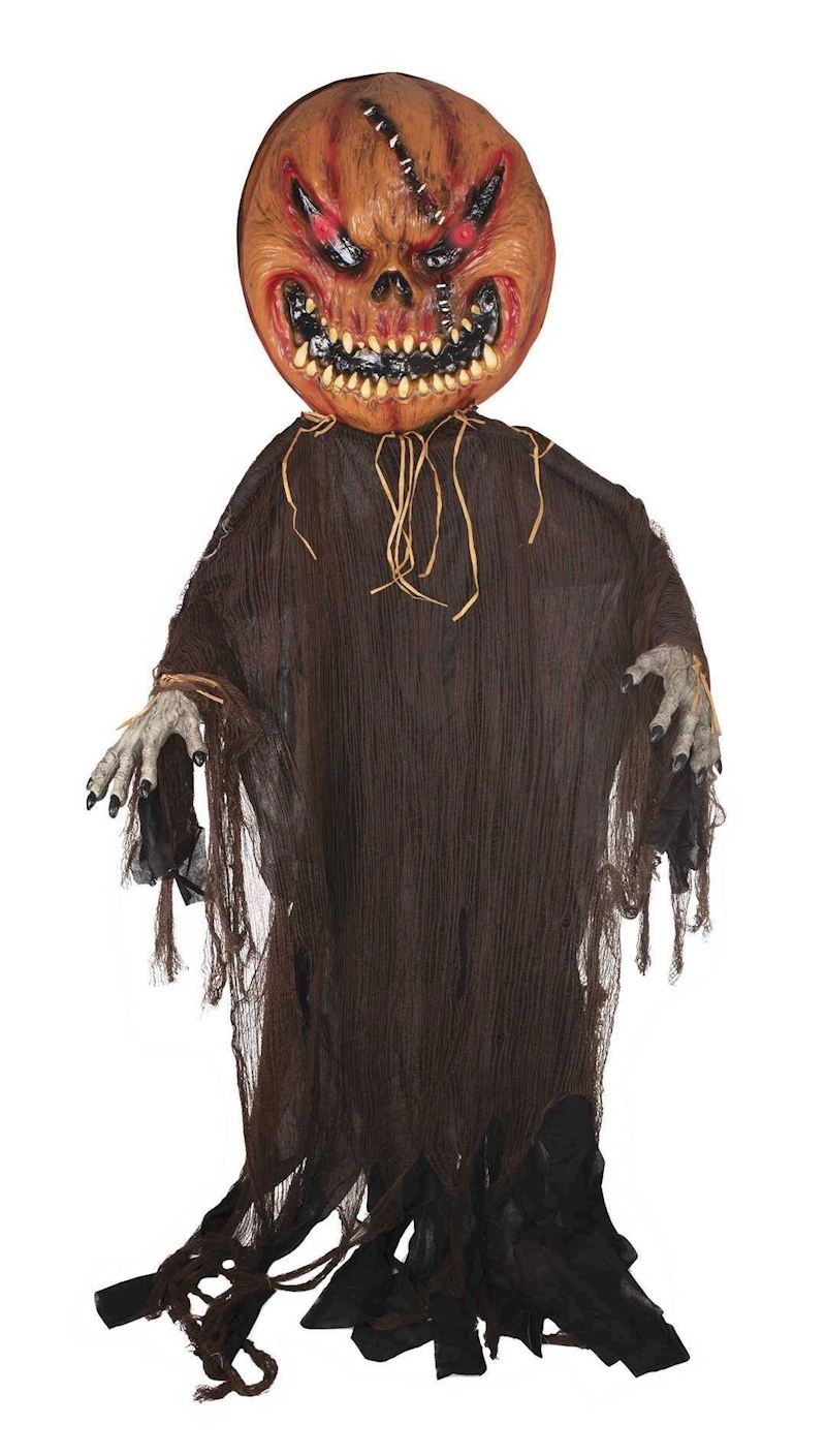 Figur Kürbiskopf 3 m mit Licht 