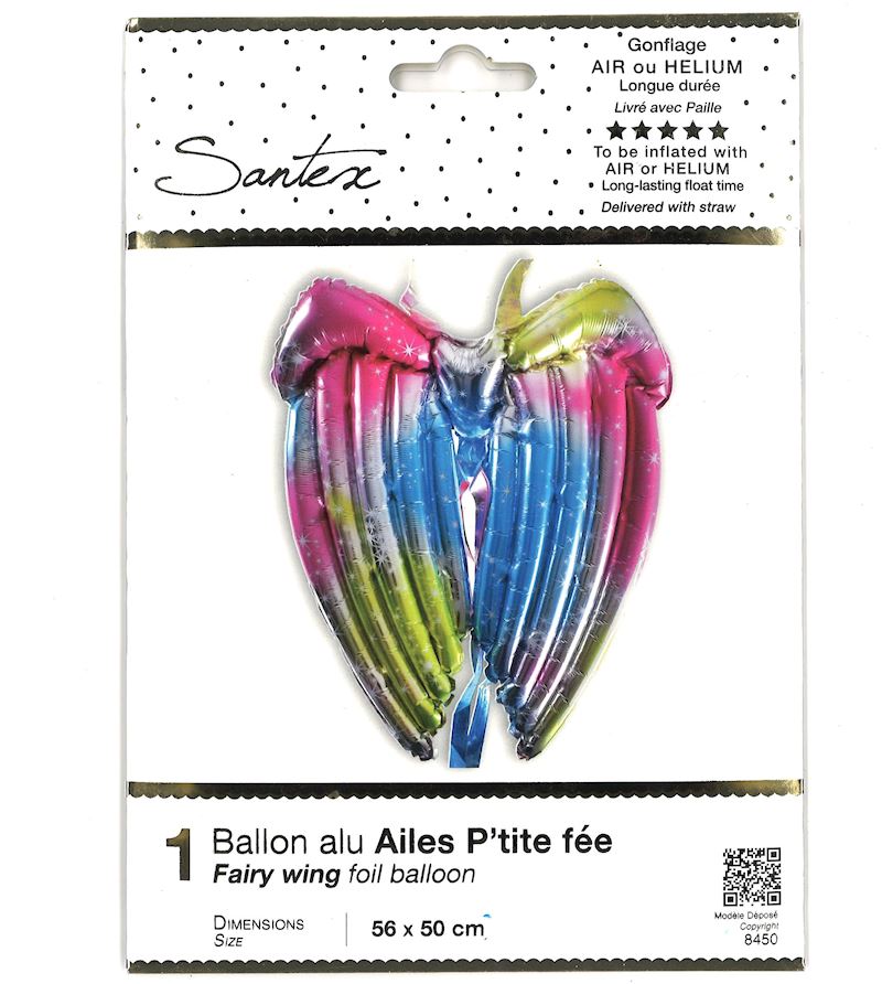 Ballonflügel kleine Fee 56 x 50 cm, zum Anziehen