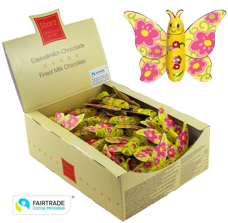 Schokoladen Schmetterling 6.25 g Edelvollmilchschokolade