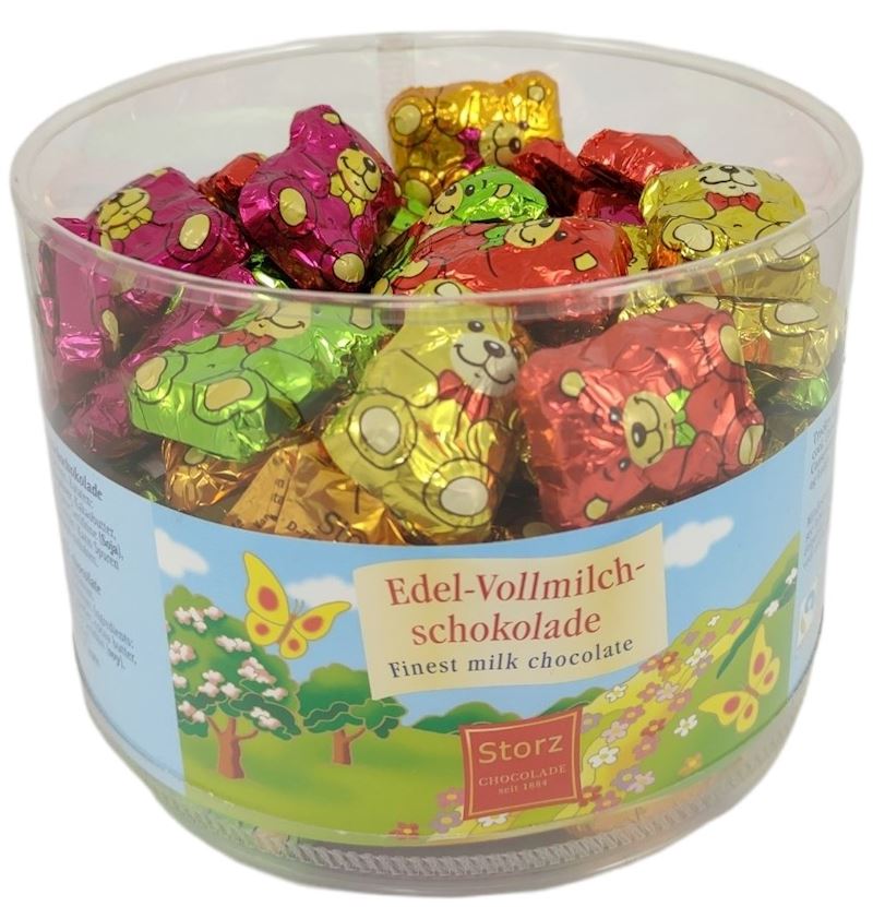 Schokoladen Bären 6.25 g Edelvollmilchschokolade 5xsort