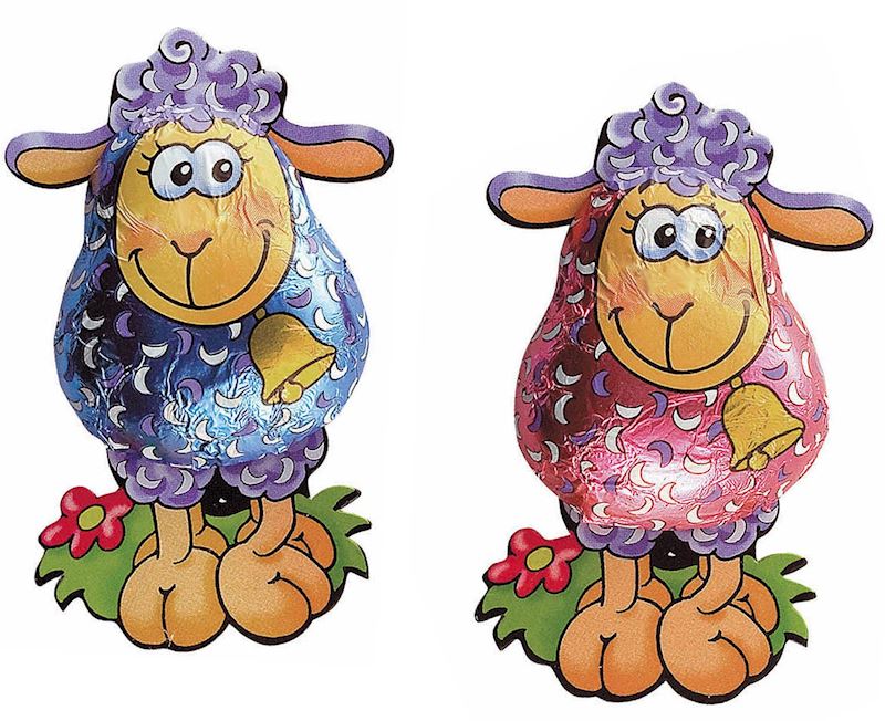 Schaf Schokolade 12.5 g lose im Display