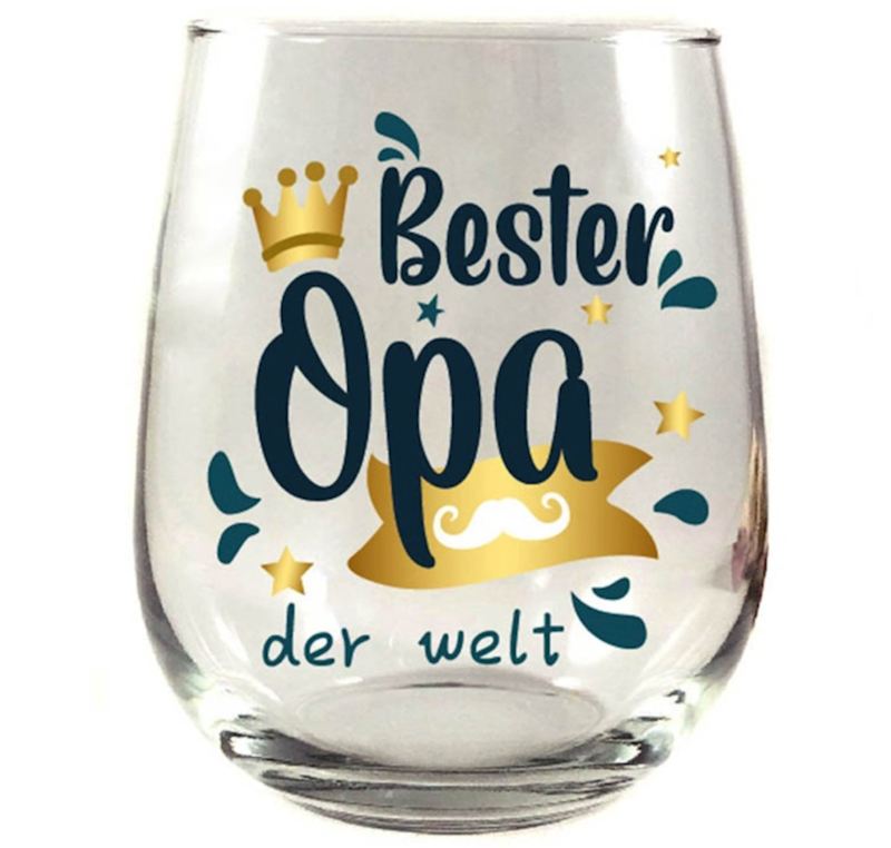 Trinkglas Bester OPA der Welt 400 ml