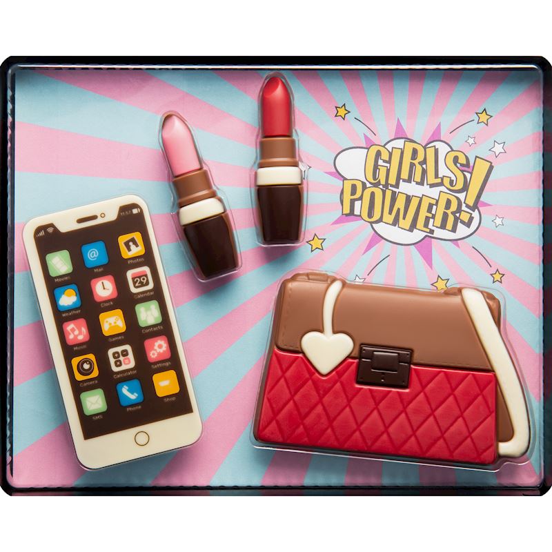 Schokoladen Girl Set 135 g in Geschenkpackung 19.5 cm