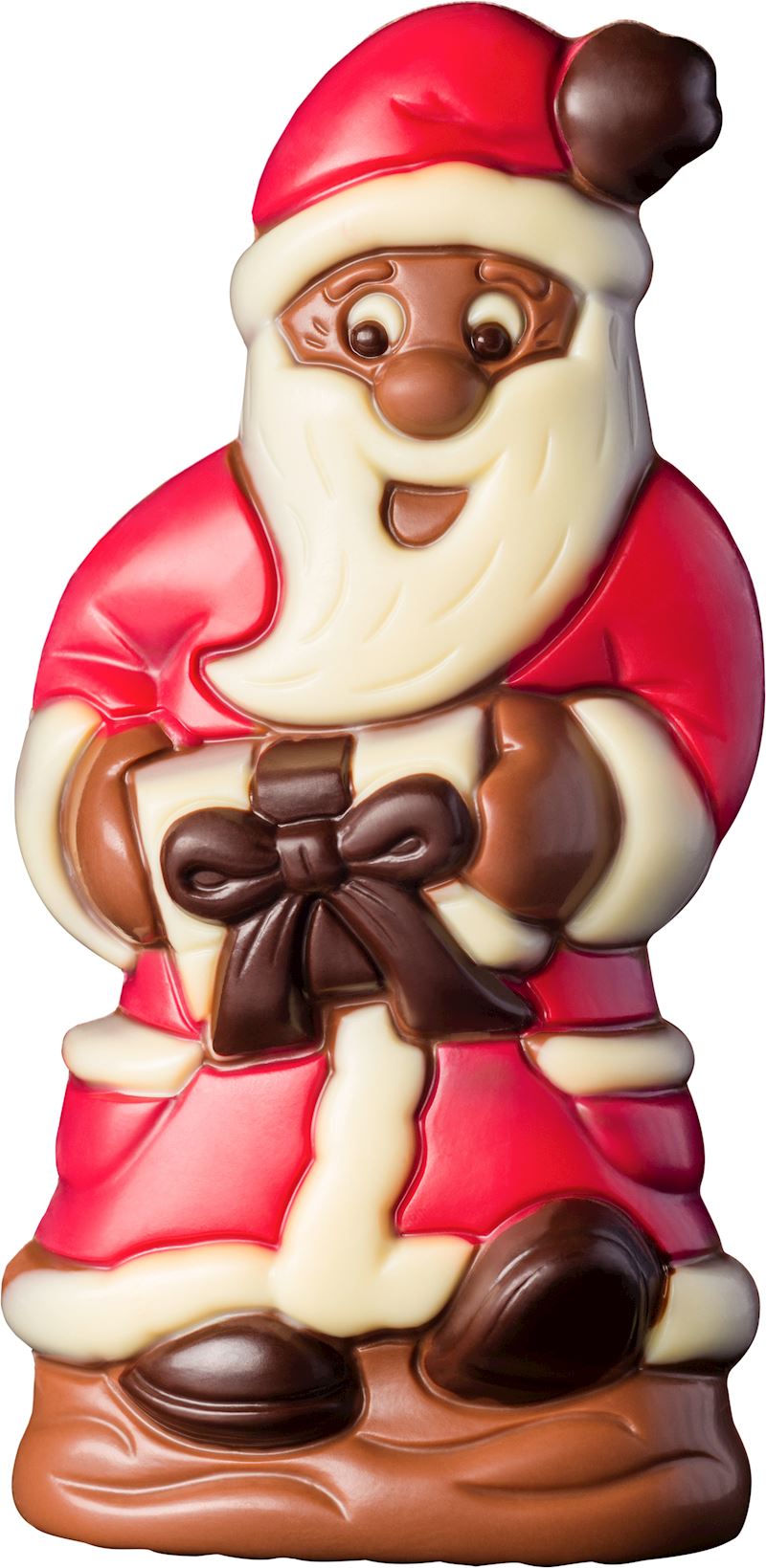 Père Noël en chocolat 100 g 14.5 cm