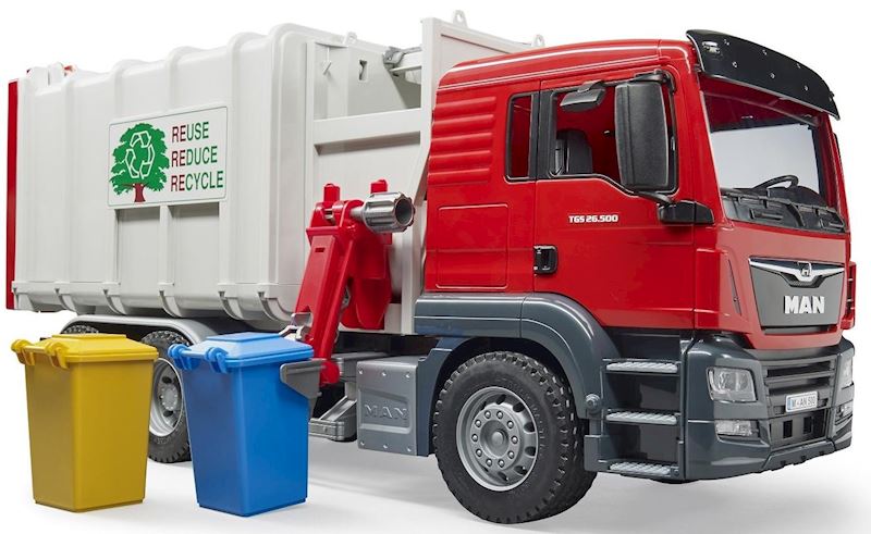 BRUDER MAN TGS Seitenlader Müll-LKW