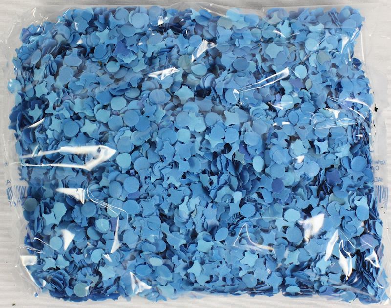 Confettis 100 gr bleu 