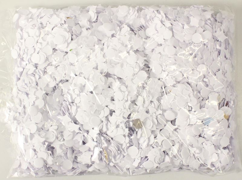 Confettis 100 gr. blanc 