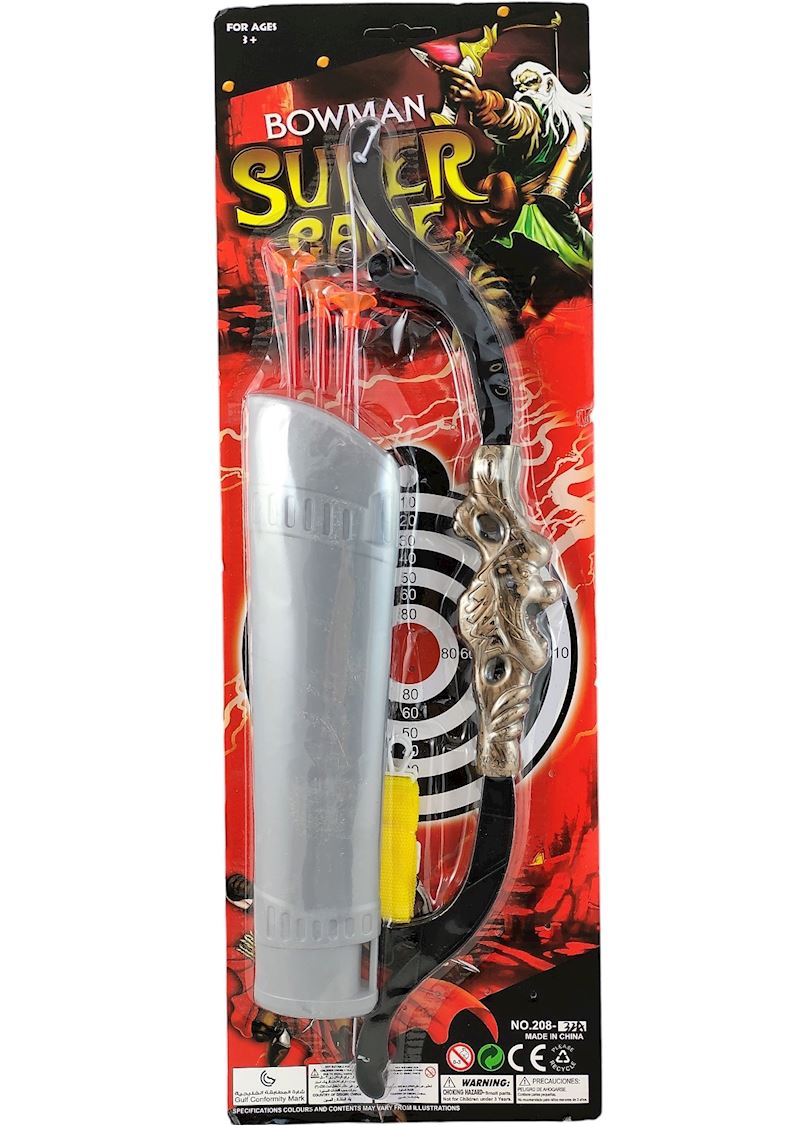 Pfeilbogenset inkl. Köcher und Pfeilen