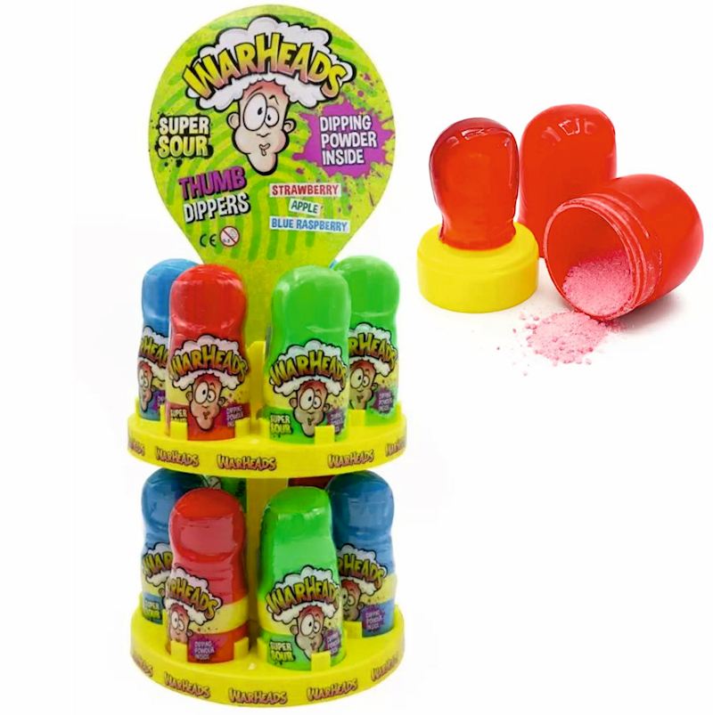 Warheads Thumb Dipper 40 g Super Sour