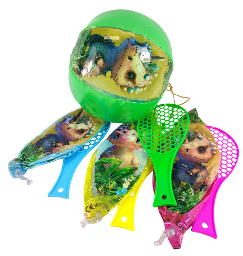 Tap Ball Dinosaurier 6 Farben sort.