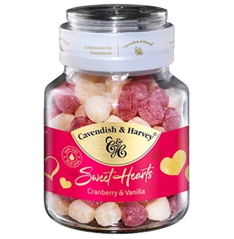 Cavendish & Harvey Bonbons im Glas 350 g Sweet Hearts