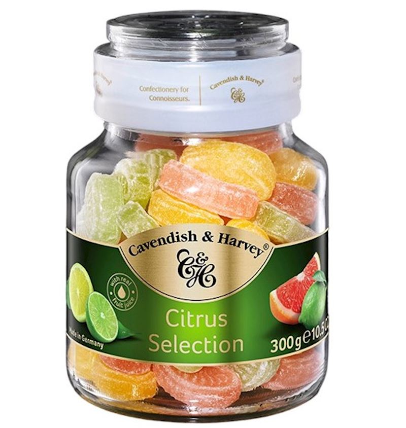 Cavendish & Harvey Bonbons im Glas 300 g Citrus Selection