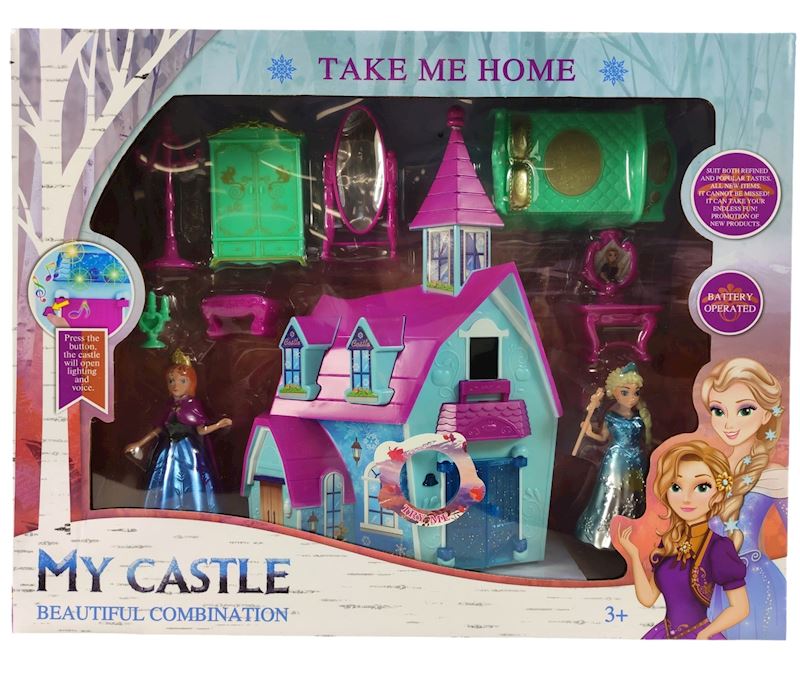 Spielset Schloss mit Licht & Sound, inkl. Knopfbatterien