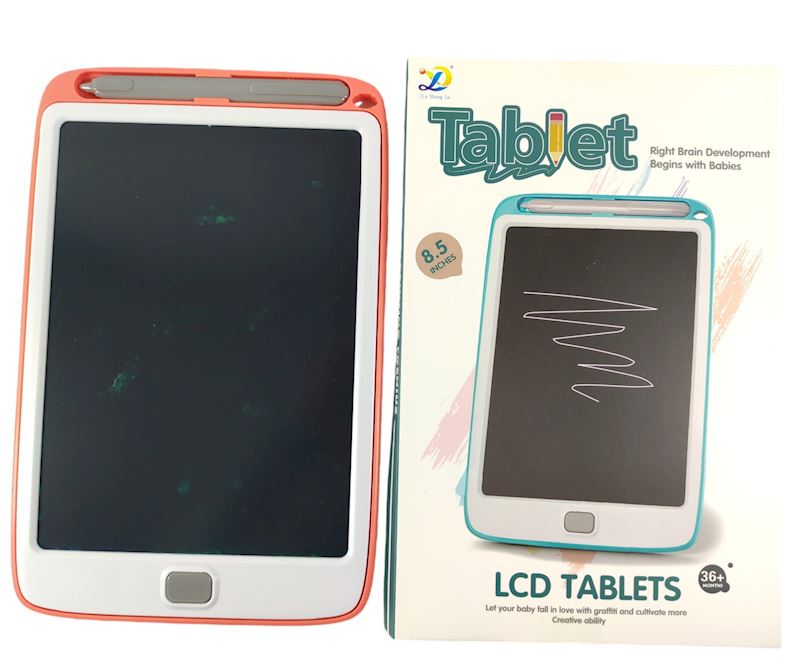 Tablet zum Malen 2 Farben 14x22 cm, inkl. Knopfbatterien