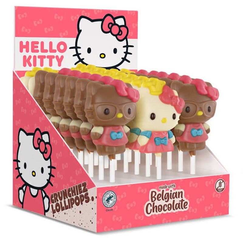 Hello Kitty Crunchiez Lollipop Choco 30 g