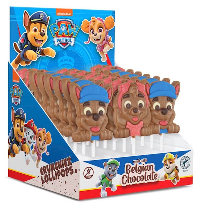 Paw Patrol Crunchiez Lollipop Choco 30 g