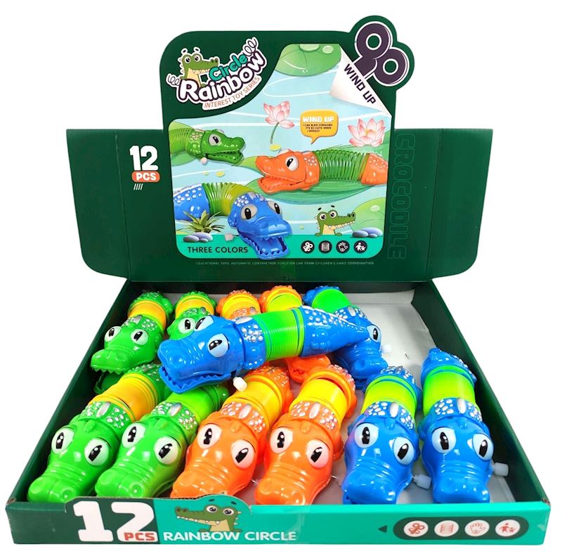 Krokodil-Spirale zum Aufziehen 20/30 cm