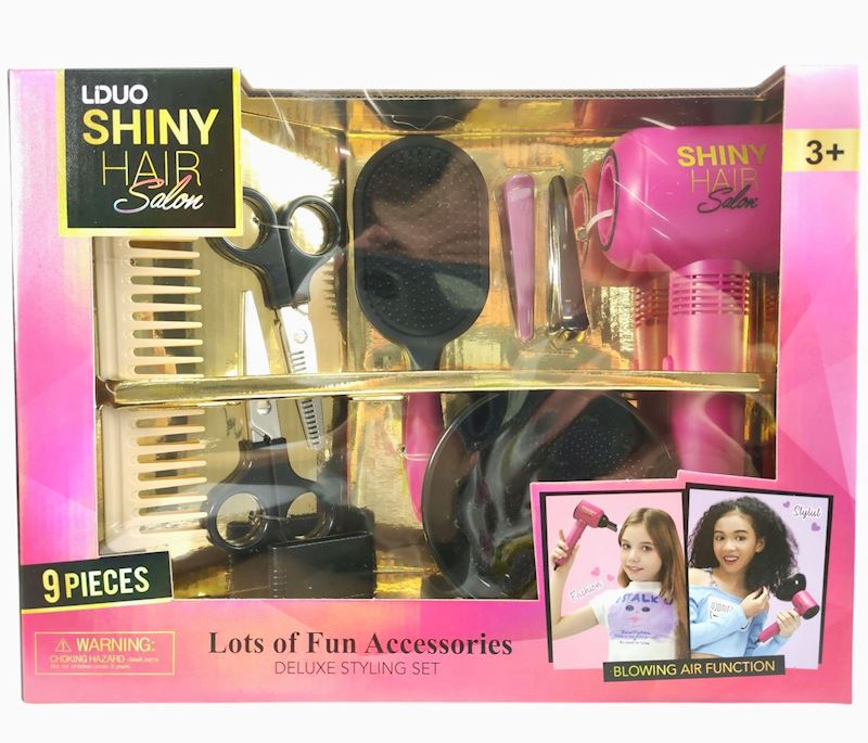 Spielset Föhn Haarpflege 9tlg. exkl. 3 AAA-Batterien