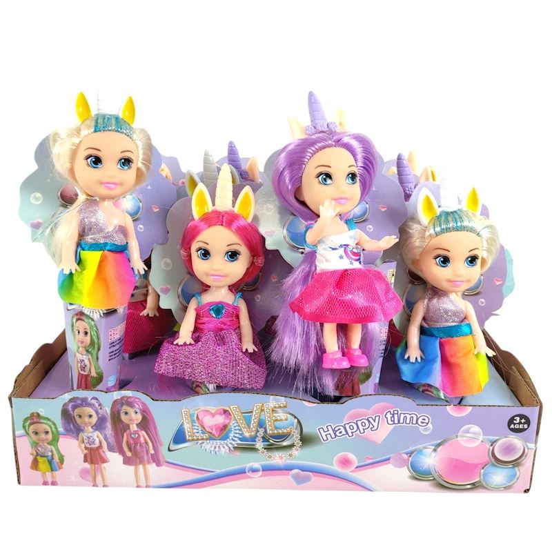 Puppe Fantasy 9 cm, 3 sort. 